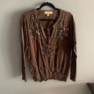 Beaded Micheal Kors top